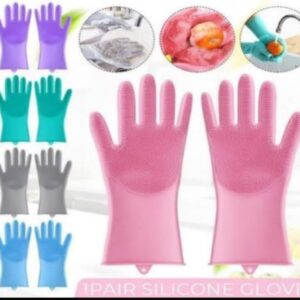 Silicone hand gloves for multipurpose use heavy quality