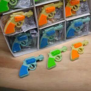 Gun shape eraser